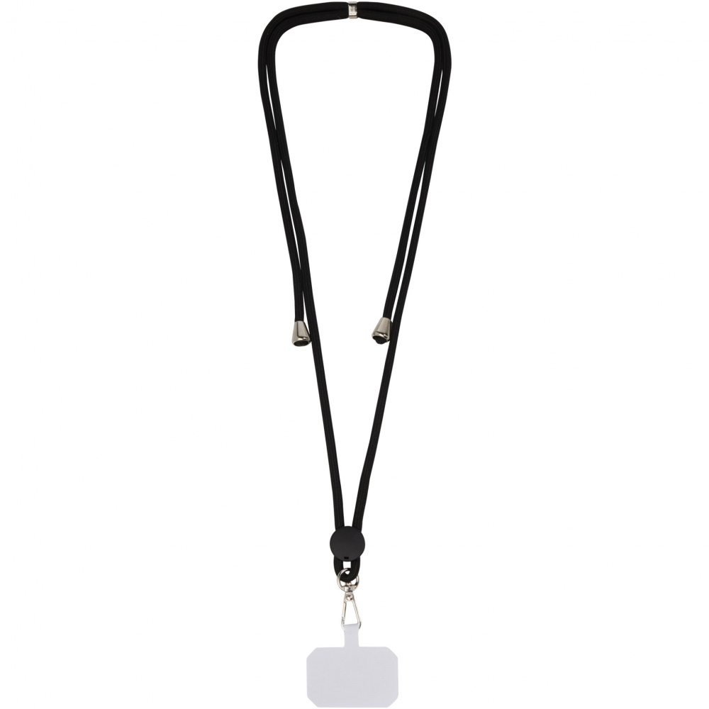 Logo trade promotional merchandise photo of: Kubi phone lanyard